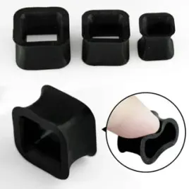 czarny-kwadratowy-tunel-silikonowy-piercing4u