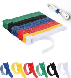 opaski-kablowe-na-rzep-zestaw100szt-wielokrotne-organizer-wielokolorowe