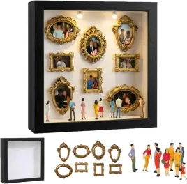 mini-muzeum-diy-ramka-led-figurki-prezent-dekoracja-zdjecia-prezent