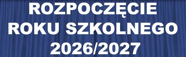 Dekoracje z papieru gazetka napis ROZPOCZĘCIE ROKU SZKOLNEGO 4 - 10,5cm