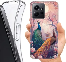 etui-altreo-na-xiaomi-redmi-note-12-4g-plecki-case-wzory-pawie-piora