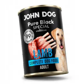 mokra-karma-dla-psa-john-dog-pure-black-se-jagniecina-puszka-400g