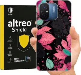 etui-na-telefon-xiaomi-redmi-12c-plecki-case-kwiaty-flowers-szklo