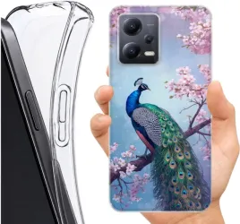 etui-altreo-na-xiaomi-redmi-note-12-5g-plecki-case-wzory-pawie-piora