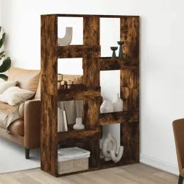 vidaxl-regal-przegroda-do-pokoju-przydymiony-dab-100x33x1555-cm