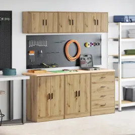 vidaxl-szafki-garazowe-6-szt-dab-rzemieslniczy-drewno-klejone