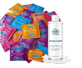 zestaw-30-szt-prezerwatyw-mix-pasante-aqua-lube-150ml