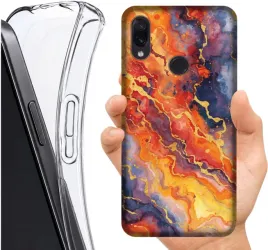 etui-altreo-na-xiaomi-redmi-note-7-plecki-case-wzory-ogniste-marble