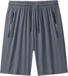 meskie-spodenki-fitness-joga-trening-szare-xl