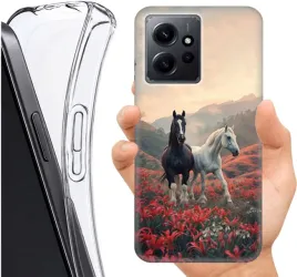 etui-altreo-na-xiaomi-redmi-note-12-4g-plecki-case-wzory-konie-koniki
