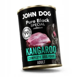 karma-mokra-dla-psa-john-dog-pure-black-kangur-puszka-400g-pelnoporcjowa