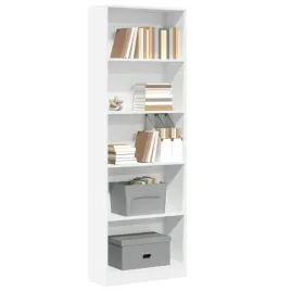 vidaxl-regal-na-ksiazki-bialy-60x24x176-cm-drewno-konstrukcyjne