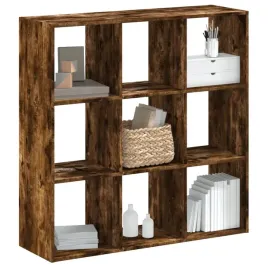 vidaxl-regal-na-ksiazki-przydymiony-dab-102x32x102-cm