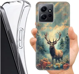 etui-altreo-na-xiaomi-redmi-note-12-4g-plecki-case-wzory-jelen-jelenie