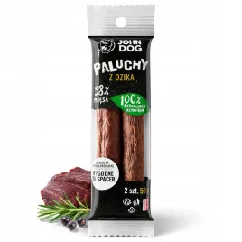 przysmak-dla-psa-john-dog-naturalne-paluchy-z-dzika-2-szt-50g
