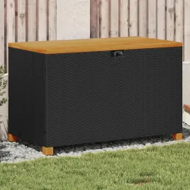 vidaxl-skrzynia-ogrodowa-czarna-110x55x63-cm-polirattan-i-akacja