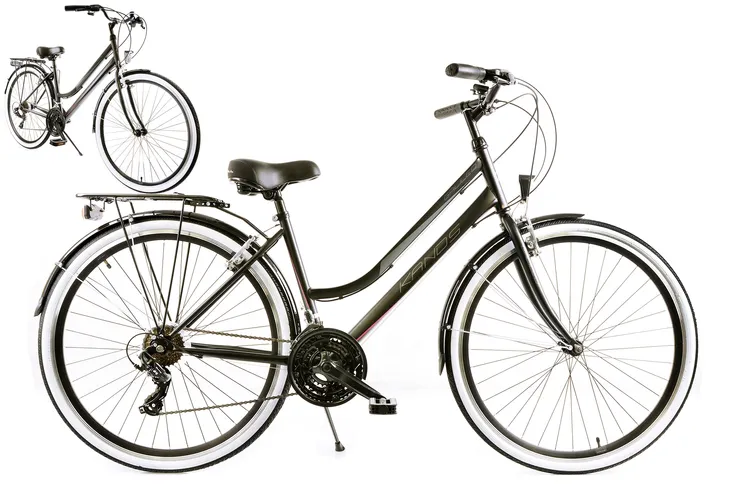 Rower Trekkingowy 28" KANDS GALILEO rama 17" czarny - różowy R22