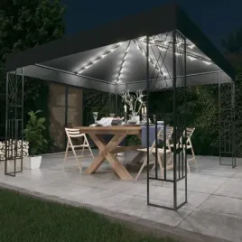 vidaxl-altana-ze-sznurem-lampek-led-3x3-m-antracytowa-tkanina