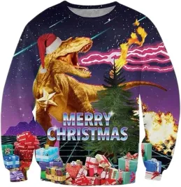 sweter-bluza-swiateczna-z-nadrukiem-3d-dinozaur-s