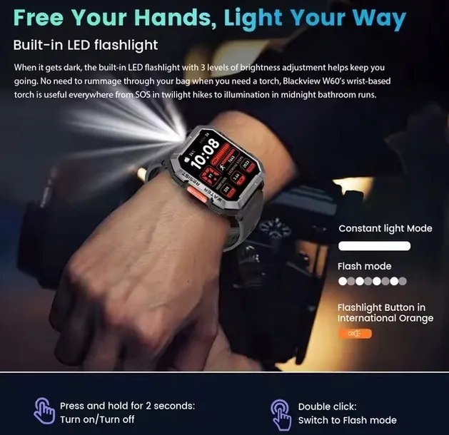 smartwatch-blackview-watch-w60-czarny-material-paska-guma
