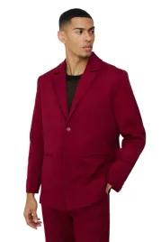 boohooman-meski-garnitur-slim-bordowy-z-haftem-krzyzy-40-z3a