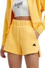 adidas-sportowe-zolte-krotkie-spodenki-z-elastycznym-paskiem-l-2da
