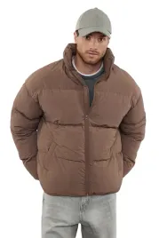 trendyol-man-kurtka-damska-pikowana-brazowa-do-bioder-zamkiem-xl-5da