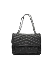 pepe-jeans-czarna-pikowana-torebka-z-lancuszkiem-klasyk-25-x-19-x-9-cm-2db
