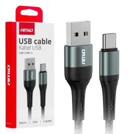 kabel-do-ladowania-usb-a-usb-c-3a-100cm-fulllink-amio-03911
