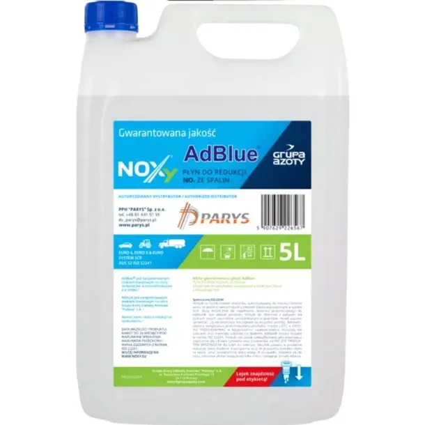 Płyn AdBlue 5l z lejkiem NOXy