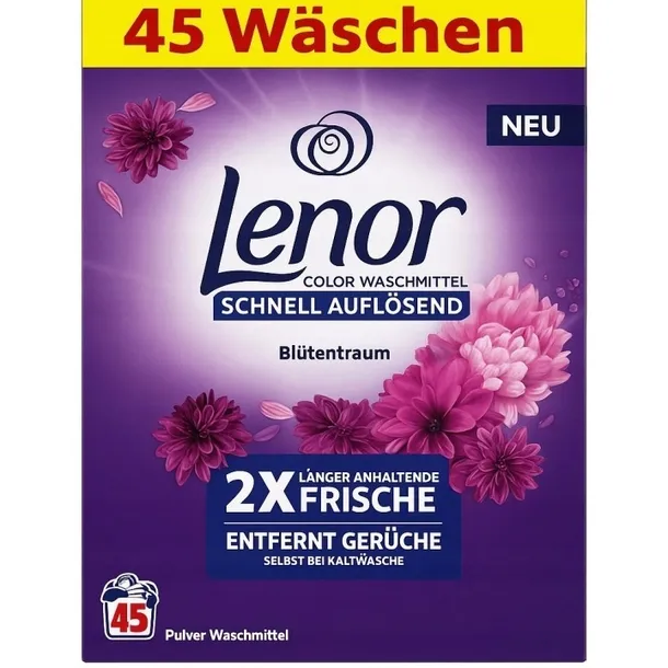 Lenor Amethyst proszek do prania kolor 45 prań