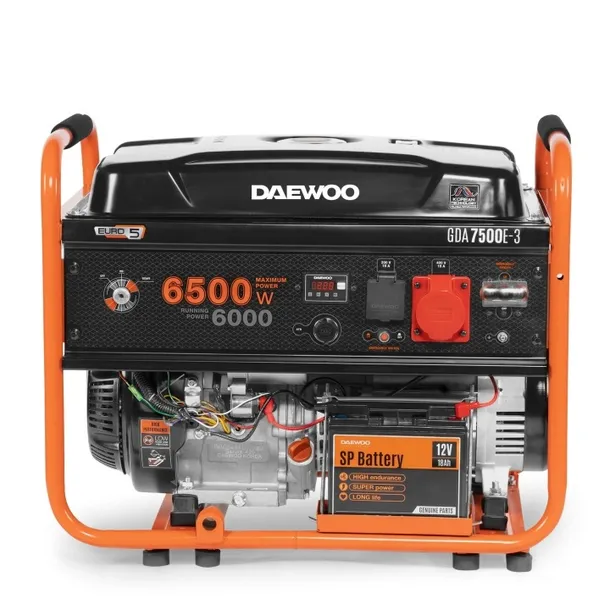 DAEWOO GENERATOR AGREGAT PRĄDOTWÓRCZY GDA 7500DPE-3 DUAL POWER 230V / 400V