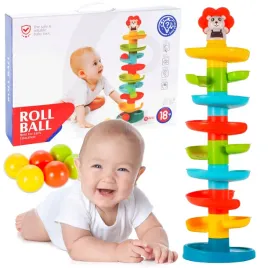 zjezdzalnia-tor-kulkowy-dla-pileczek-wieza-dla-kulek-prezent-na-baby-shower
