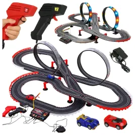 tor-wyscigowy-elektryczny-2x-samochod-autko-2x-pilot-tor-705cm-super-truck