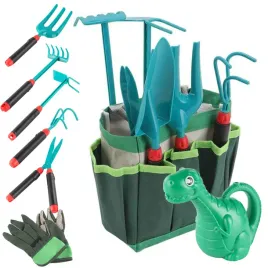narzedzia-ogrodowe-dla-dzieci-torba-organizer-konewka-grabki-zestaw-10w1