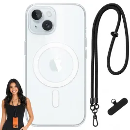 zestaw-etui-z-magsafe-do-iphone-15-przezroczyste-smycz-na-szyje-pasek-2w1