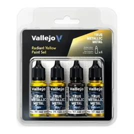 vallejo-77-259-true-metallic-metal-radiant-yellow-paint-set-4x18-ml