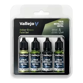 vallejo-77-266-true-metallic-metal-amber-green-paint-set-4x18-ml