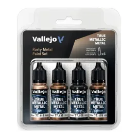 vallejo-77-269-true-metallic-metal-rusty-metal-paint-set-4x18-ml