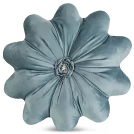 poduszka-dekoracyjna-flores-okragla-40-cm-niebieska-welurowa