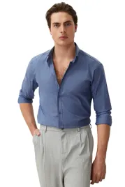trendyol-man-meska-koszula-casual-niebieska-z-dlugim-rekawem-slim-xs-5da