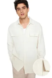 trendyol-man-koszula-meska-casual-kremowa-z-kieszeniami-i-faktura-xl-5da