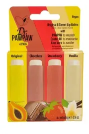 dr-pawpaw-balsam-do-ust-4-szt-czekolada-truskawka-wanilia