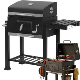 grill-weglowy-ogrodowy-dwa-ruszty-termometr-pokrywa-polka-popielnik-duzy