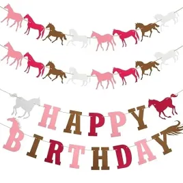 3-sztuki-dekoracji-urodzinowych-z-koniami-baner-happy-birthday-sztuki-baner