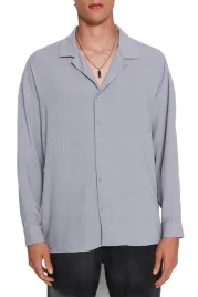 trendyol-man-meska-koszula-casual-dlugi-rekaw-szara-z-kolnierzykiem-xs-5da