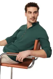 trendyol-man-meska-koszula-casual-z-kolnierzykiem-stojacym-zielona-s-5da