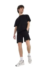 defacto-czarne-meskie-krotkie-spodenki-sportowe-z-mankietem-s-5da