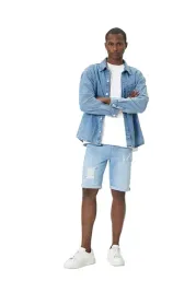 koton-jasnoniebieskie-spodenki-jeansowe-meskie-z-przetarciami-36-5da