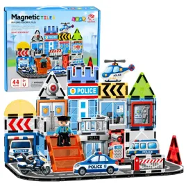 klocki-magnetyczne-konstrukcyjne-baza-policyjna-pojazdy-policjant-44-el